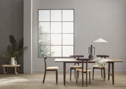 Table à manger rectangulaire en chêne huilé et laiton 210x82cm Hunting Table - Carl Hansen & Søn