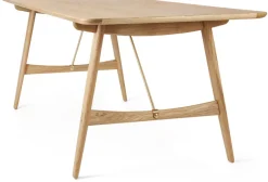 Table à manger rectangulaire en chêne huilé et laiton 210x82cm Hunting Table - Carl Hansen & Søn