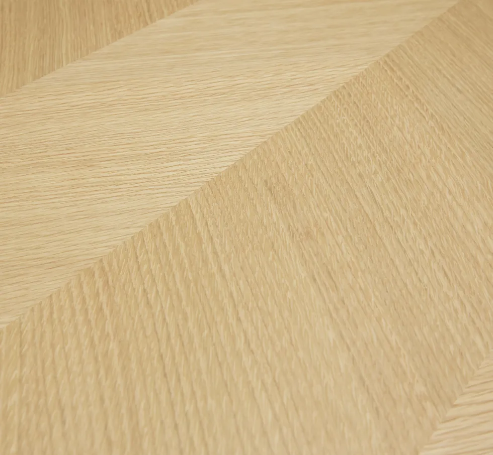 Table à manger rectangulaire en chêne naturel 160x80 cm Herringbone - Hübsch