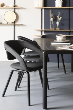 Table à manger rectangulaire en frêne noir 220x90cm Storm - Zuiver