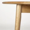 Table à manger ronde avec rallonge en chêne naturel 120/160cm Twist - Zuiver