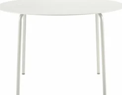 Table à manger ronde en aluminium sable 115 x 74 cm August - Serax