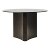 Table à manger ronde en chêne teinté marron 120x75cm Bue - Normann Copenhagen