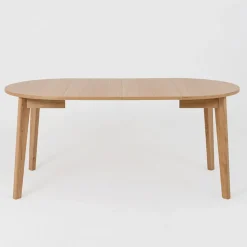 Table à manger ronde à rallonge en chêne 95cm Woodyou - Custom form
