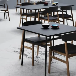 Table noire 90x90 Union noir - Normann Copenhagen