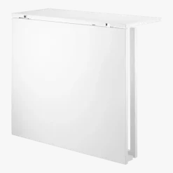 Table pliante blanche en mdf et pieds blancs en acier - String furniture