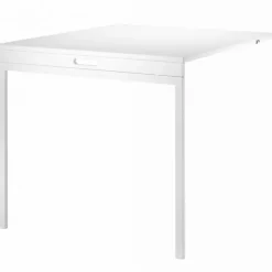 Table pliante blanche en mdf et pieds blancs en acier - String furniture