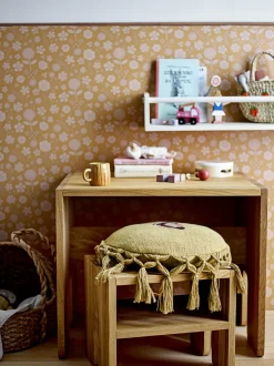 Table pour enfants en chêne marron 50 cm Bas - Bloomingville Mini