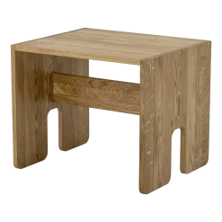 Table pour enfants en chêne marron 50 cm Bas - Bloomingville Mini