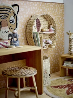Table pour enfants en chêne marron 50 cm Bas - Bloomingville Mini