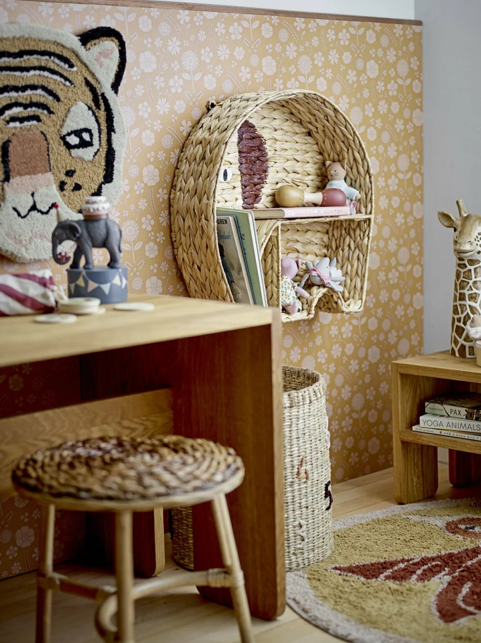 Table pour enfants en chêne marron 50 cm Bas - Bloomingville Mini