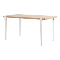 Table rectangulaire avec pieds blanc nuage 75 cm Baltazar - TIPTOE