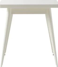 Table rectangulaire en acier blanc pur 70x70cm 55 - Tolix