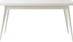 Table rectangulaire en acier blanc pur 140x80cm 55 - Tolix