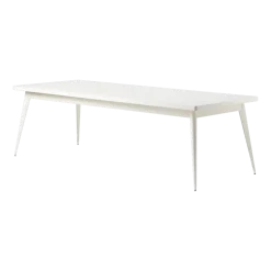Table rectangulaire en acier blanc pur 240x100cm 55 - Tolix