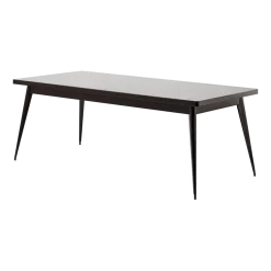 Table rectangulaire en acier brun noir 200x95cm 55 - Tolix