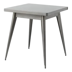 Table rectangulaire en acier brut vernis 70x70cm 55 - Tolix
