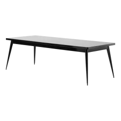 Table rectangulaire en acier noir foncé 240x100cm 55 - Tolix