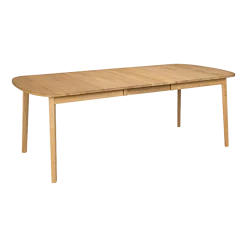 Table rectangulaire en chêne huilé massif 162 x 100 cm Rainbow - Hans K