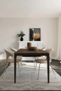 Table rectangulaire extensible en chêne foncé 200/300 x 90 cm Heart'n'Soul - UMAGE