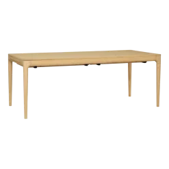 Table rectangulaire extensible en chêne naturel 200/300 x 90 cm Heart'n'Soul - UMAGE