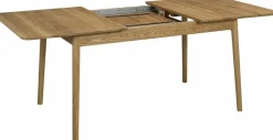 Table rectangulaire papillon en chêne huilé 140 x 90 cm ZigZag - Hans K