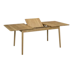 Table rectangulaire papillon en chêne huilé 140 x 90 cm ZigZag - Hans K