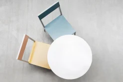 Table ronde en aluminium 65x74cm - valerie_objects