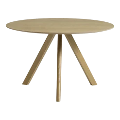 Table ronde en bois de chêne laqué 120x73cm CPH 20 2.0 - Hay