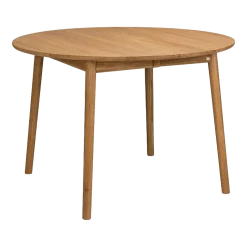 Table ronde en chêne huilé 110 cm ZigZag - Hans K