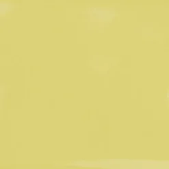 Table ronde en céramique jaune vif 90x74cm - Hay