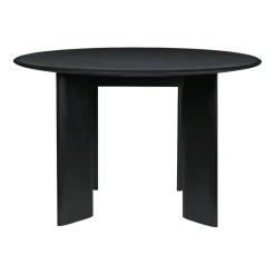 Table ronde en hêtre huilé noir 117 cm Bevel - Ferm Living
