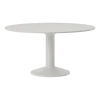 Table ronde en linoléum et acier gris 140cm Midst - Muuto