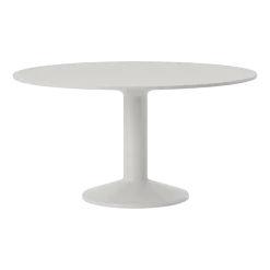 Table ronde en linoléum et acier gris 140cm Midst - Muuto