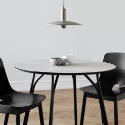 Table ronde noire 120 cm Tree - Woud