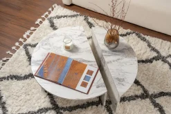 Tables basses effet marbre Orion - Home Design
