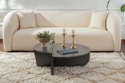 Tables basses en bois anthracite Orion - Home Design
