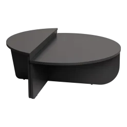 Tables basses en bois anthracite Orion - Home Design