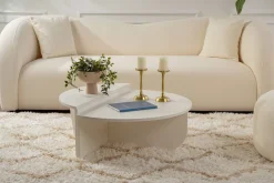 Tables basses en bois blanc Orion - Home Design