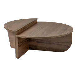 Tables basses en bois foncé Orion - Home Design