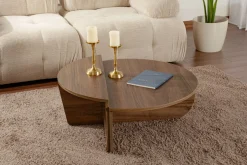 Tables basses en bois foncé Orion - Home Design