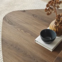 Tables basses en bois marron foncé Ballare - Home Design