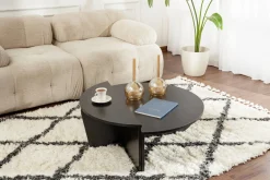 Tables basses en bois noir Orion v2 - Home Design