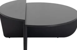 Tables basses en bois noir Orion v2 - Home Design