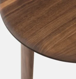 2 tables basses en noyer 50 et 60 cm Alle - Hem