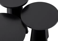 Tables d'appoint en bois noir Lume - Home Design