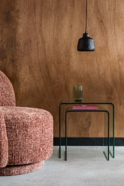 Tables d'appoints en verre transparent 40x45cm Vetro - Dutchbone