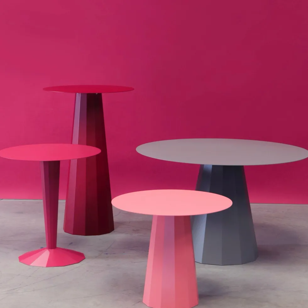 2 Tables gigognes crème Ankara - Matière Grise