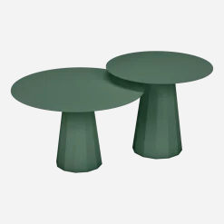 2 Tables gigognes olive Ankara - Matière Grise