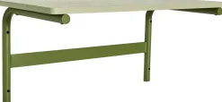 Tablette bureau en bois vert, gris 80x40xh39cm Koi - Hübsch
